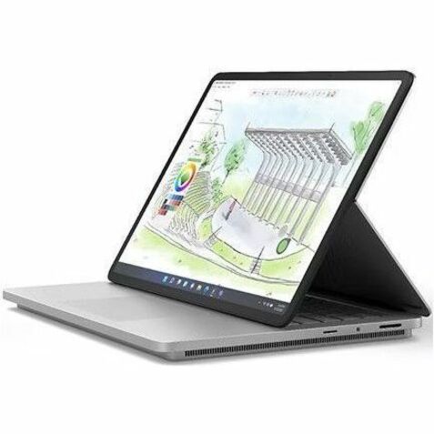 Microsoft Surface Laptop Studio 2 14.4" Touchscreen Convertible (Floating Slider) 2 in 1 Notebook - Intel Core i7 - Intel Evo Platform - 16 GB - 512 GB SSD - English, French Keyboard - Platinum ZRG-00002