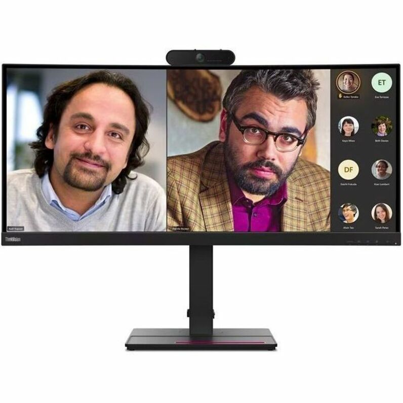 Lenovo ThinkVision P34w-20 34" Class UWQHD Curved Screen LED Monitor - 21:9 - Raven Black 63F2RAR3U3