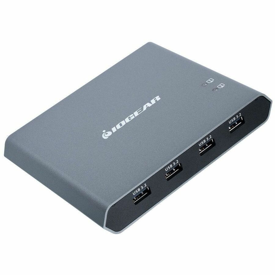 IOGEAR 2-Port 4K USB-C Desktop KVM with DisplayPort output and USB peripheral GCS1602CC