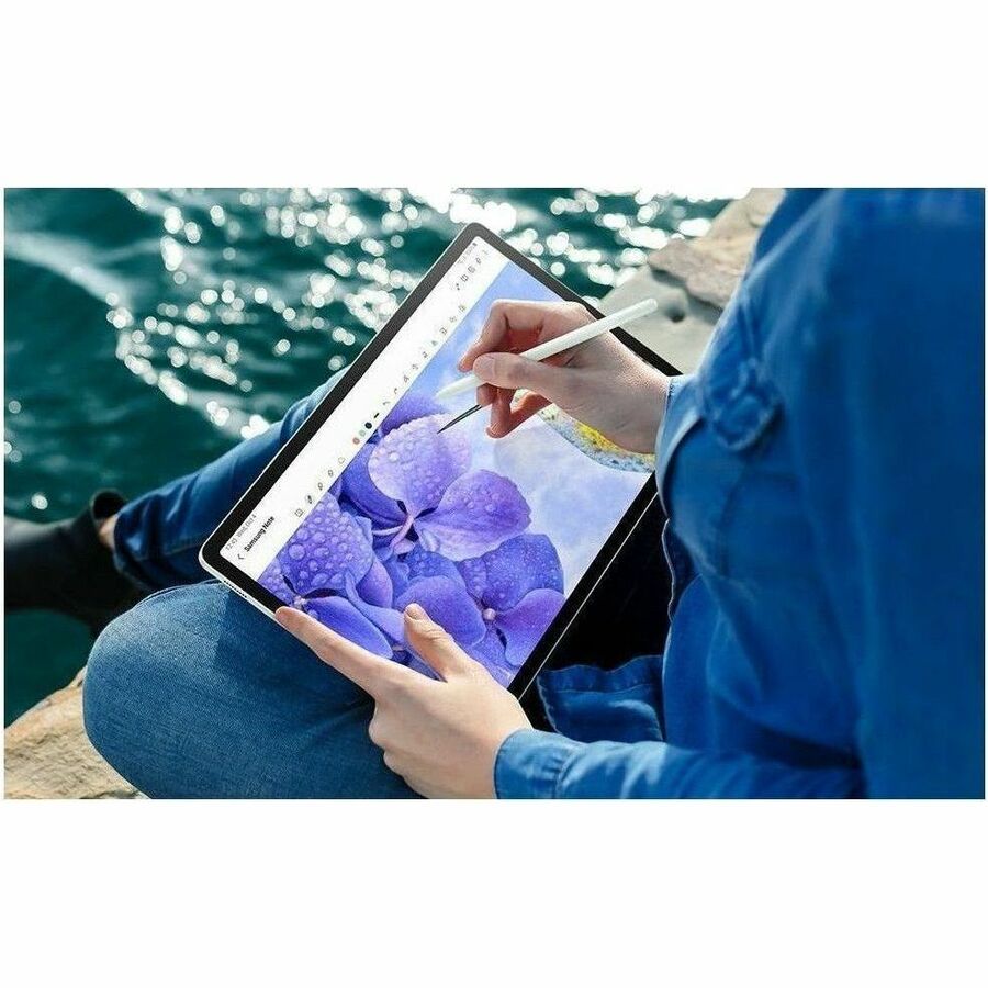 Samsung Galaxy Tab S9 FE+ SM-X610 Rugged Tablet - 12.4" WQXGA - Samsung Exynos 1380 (5 nm) Octa-core - 12 GB - 256 GB Storage - Silver SM-X610NZSEXAC