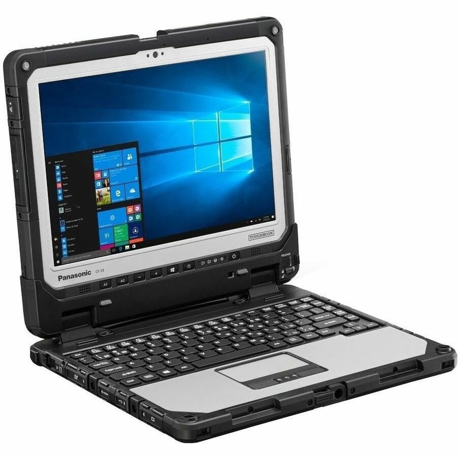 Panasonic TOUGHBOOK CF-33 CF-33UZ019AM 12" Touchscreen Rugged Detachable 2 in 1 Notebook - QHD - Intel Core i5 12th Gen i5-1245U - vPro Technology - 16 GB - 512 GB SSD CF-33UZ019AM