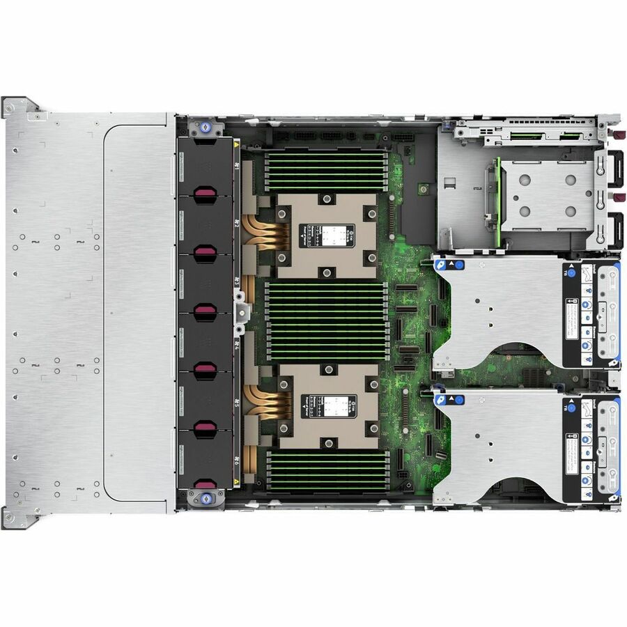 HPE ProLiant DL385 G11 2U Rack Server - 1 x AMD EPYC 9124 3 GHz - 32 GB RAM - 12Gb/s SAS Controller P66781-B21