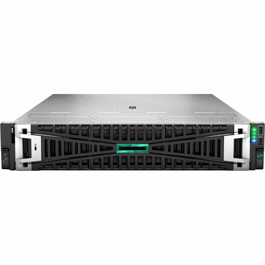 HPE ProLiant DL385 G11 2U Rack Server - 1 x AMD EPYC 9124 3 GHz - 32 GB RAM - 12Gb/s SAS Controller P66781-B21