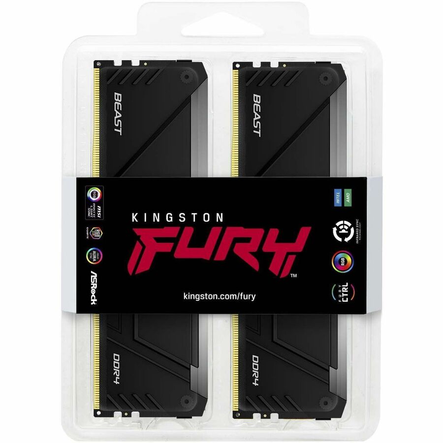 Kingston FURY Beast 32GB (4 x 8GB) DDR4 SDRAM Memory Kit KF426C16BB2AK4/32