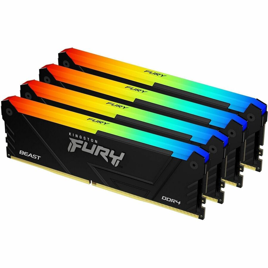 Kingston FURY Beast 64GB (4 x 16GGB) DDR4 SDRAM Memory Kit KF432C16BB12AK4/64