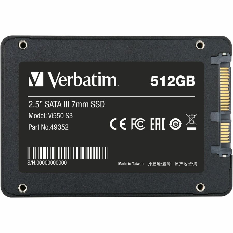 Verbatim Vi550 Vi550 S3 1 TB Solid State Drive - 2.5" Internal - SATA (SATA/600) 49353