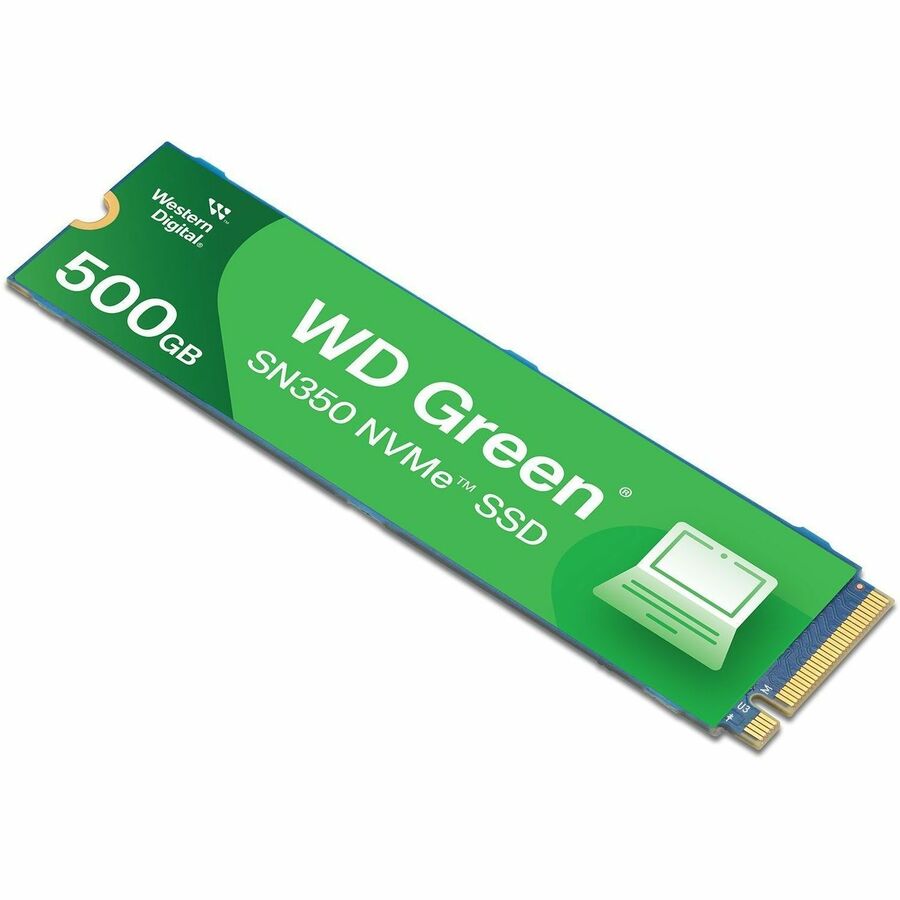 WD SN350 500 GB Solid State Drive - M.2 2280 Internal - PCI Express NVMe (PCI Express NVMe 3.0) - Green WDS500G2G0C