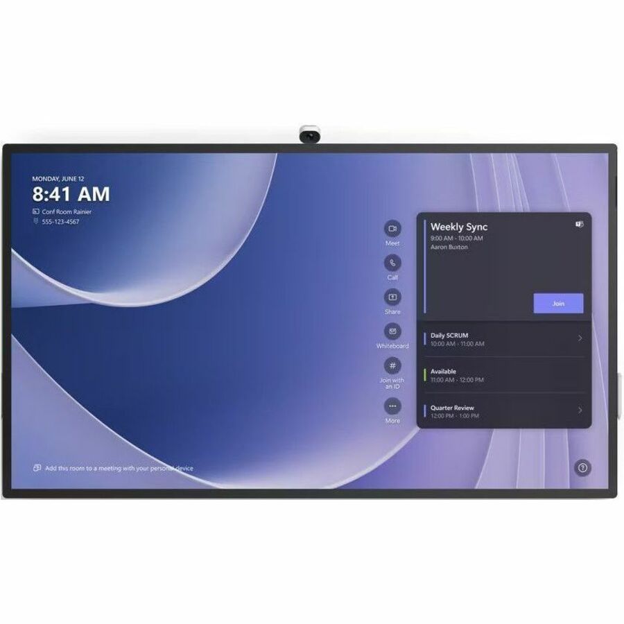 Microsoft Surface Hub 3 All-in-One Computer - Intel - 50" Touchscreen - Desktop - Platinum VXV-00003