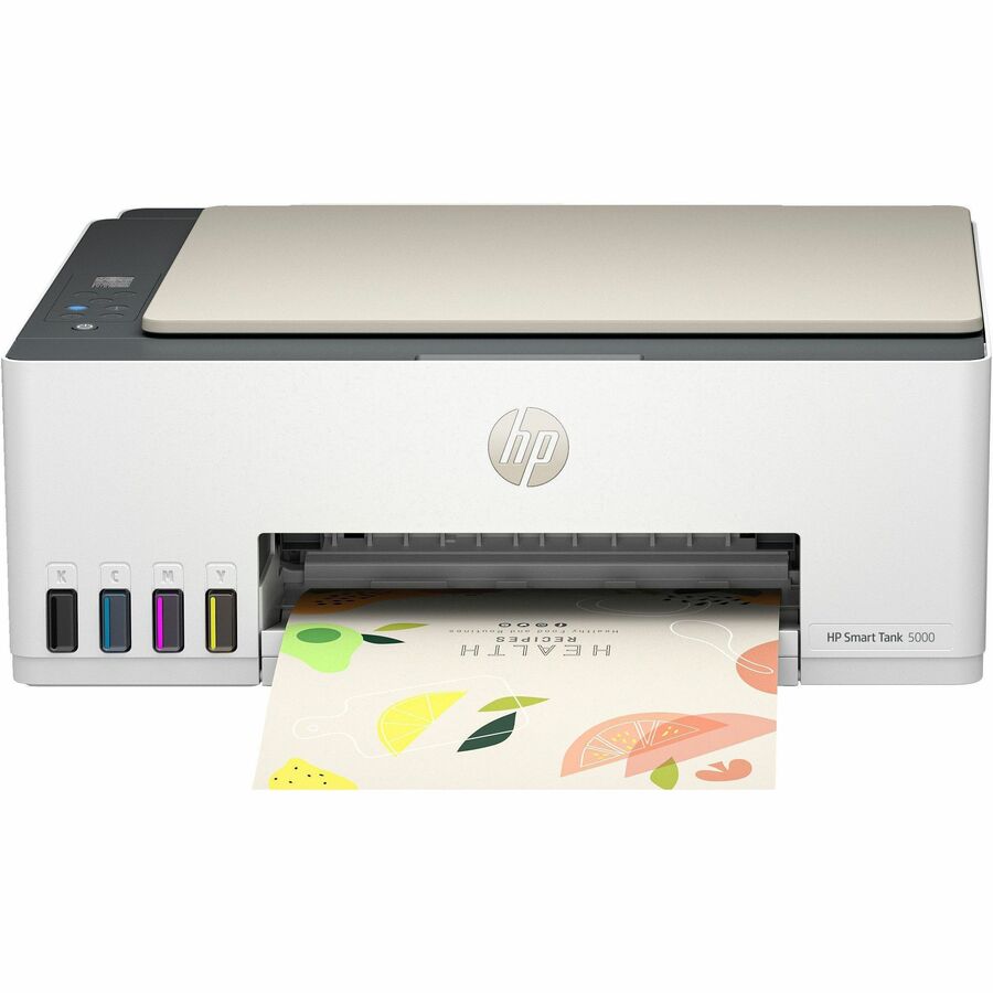 HP 5000 Wireless Smart Tank Inkjet Multifunction Printer - Color - Portobello 5D1B6A#B1H