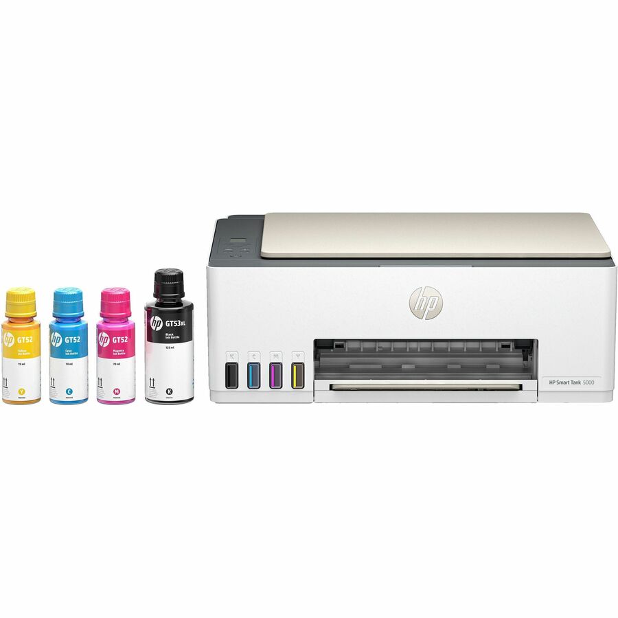 HP 5000 Wireless Smart Tank Inkjet Multifunction Printer - Color - Portobello 5D1B6A#B1H