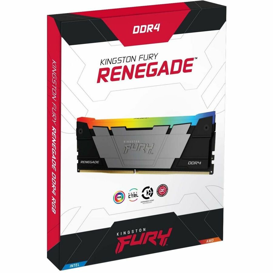 Kingston FURY Renegade 16GB (2 x 8GB) DDR4 SDRAM Memory Kit KF432C16RB2AK2/16