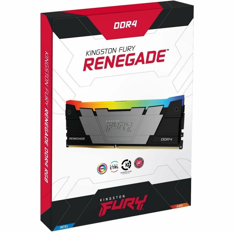 Kingston FURY Renegade 128GB (4 x 32GB) DDR4 SDRAM Memory Kit KF436C18RB2AK4/128