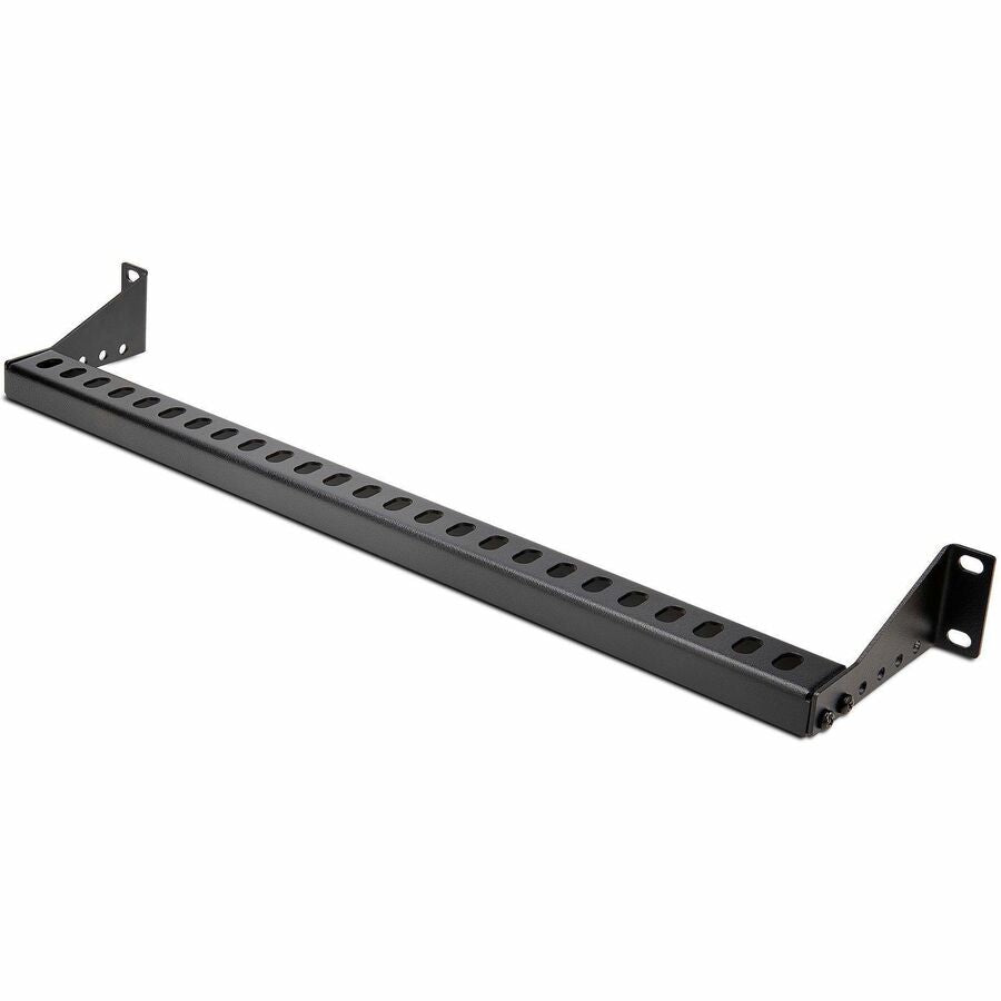 StarTech.com 1U Horizontal Cable Management Bar w/Adjustable Depth, 19" Rack-Mountable Lacing Bar For Organized Racks/Cabinets/Patch Panel 12S-CABLE-LACING-BAR