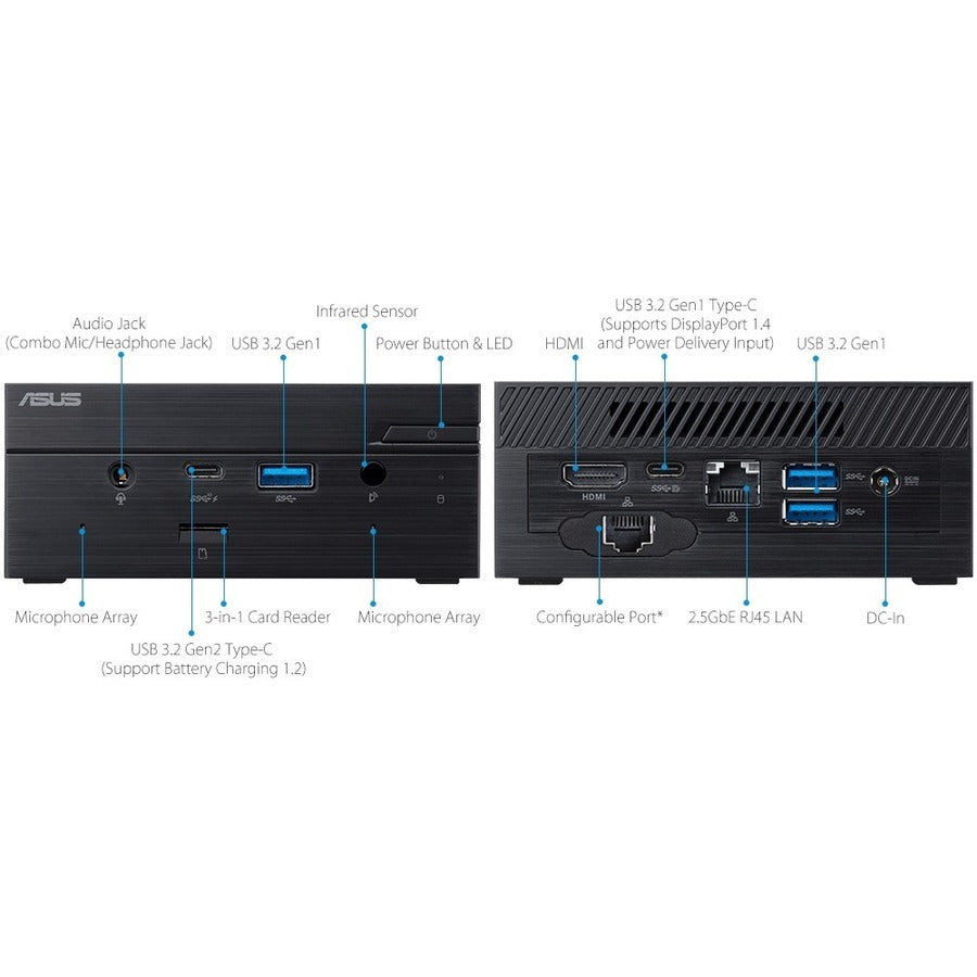 Asus PN41-BBF4000AFD Barebone System - Mini PC - Intel Celeron N4500 1.10 GHz 90MR00IA-M002A0