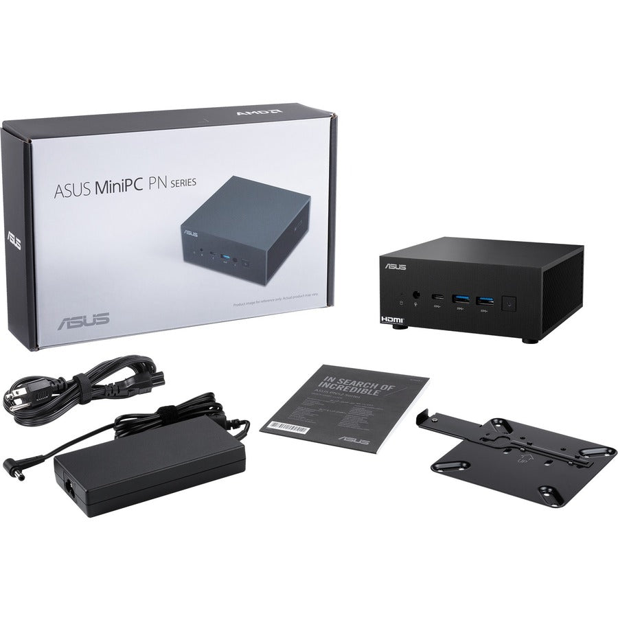 Asus ExpertCenter PN52-BB5000X1TD Barebone System - Mini PC - 1 x Processor Support - AMD Ryzen 5 5600H 3.30 GHz Hexa-core (6 Core) 90MR00R1-M001N0