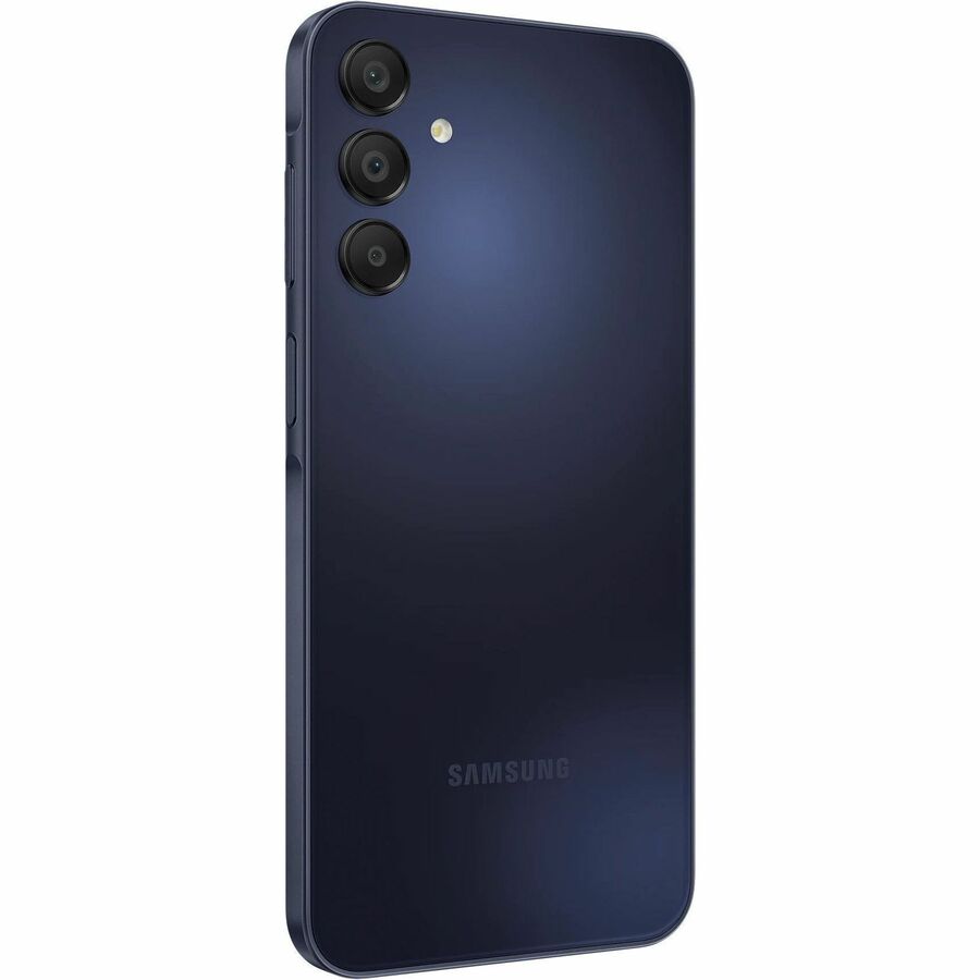 Samsung Galaxy A15 5G SM-A156W 128 GB Smartphone - 6.5" Super AMOLED Full HD Plus 1080 x 2340 - Octa-core (Cortex A76Dual-core (2 Core) 2.20 GHz + Cortex A55 Hexa-core (6 Core) 2 GHz - 4 GB RAM - Android 14 - 5G - Blue Black SM-A156WZKAXAC