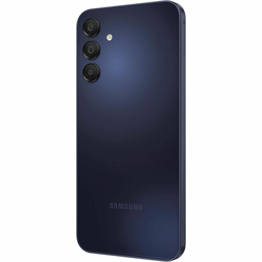 Samsung Galaxy A15 5G SM-A156W 128 GB Smartphone - 6.5" Super AMOLED Full HD Plus 1080 x 2340 - Octa-core (Cortex A76Dual-core (2 Core) 2.20 GHz + Cortex A55 Hexa-core (6 Core) 2 GHz - 4 GB RAM - Android 14 - 5G - Blue Black SM-A156WZKAXAC