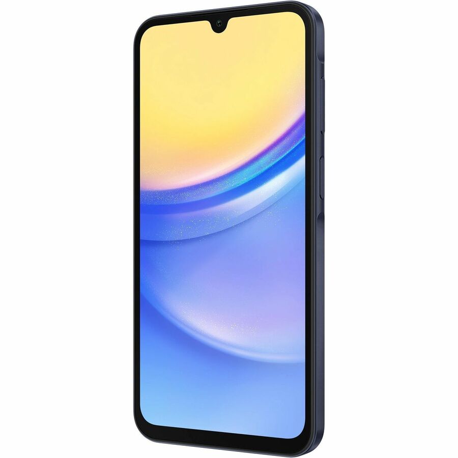 Samsung Galaxy A15 5G SM-A156W 128 GB Smartphone - 6.5" Super AMOLED Full HD Plus 1080 x 2340 - Octa-core (Cortex A76Dual-core (2 Core) 2.20 GHz + Cortex A55 Hexa-core (6 Core) 2 GHz - 4 GB RAM - Android 14 - 5G - Blue Black SM-A156WZKAXAC