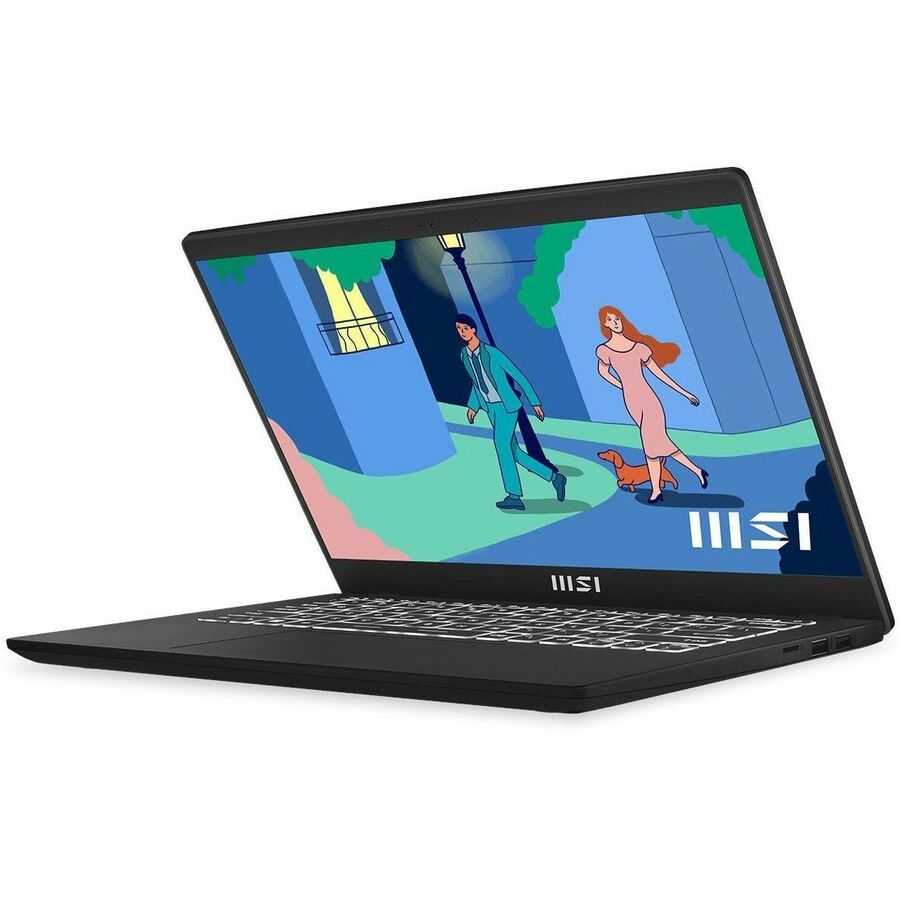 MSI Modern 14 C7M Modern 14 C7M-048US 14" Notebook - Full HD - AMD Ryzen 7 PRO 7730U - 16 GB - 512 GB SSD - Classic Black Modern 14 C7M-048US