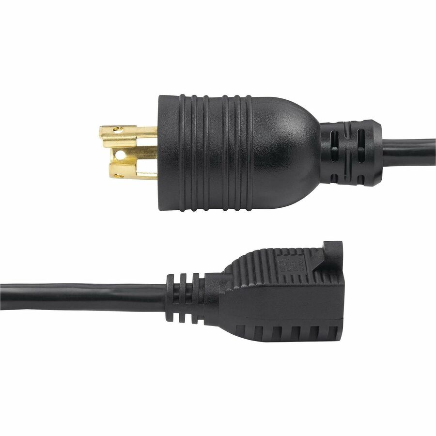StarTech.com 1ft (30cm) Heavy Duty Power Cord, Twist-Lock NEMA L5-15P to NEMA 5-15R, 15A 125V, 14AWG, UL Listed W31C-4100-POWER-CORD