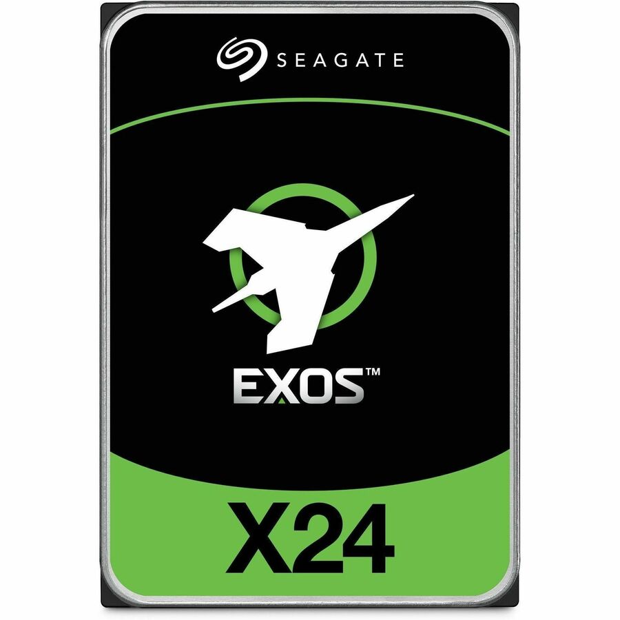 Seagate Exos X24 ST24000NM001H 24 TB Hard Drive - 3.5" Internal - SATA (SATA/600) - Conventional Magnetic Recording (CMR) Method ST24000NM001H