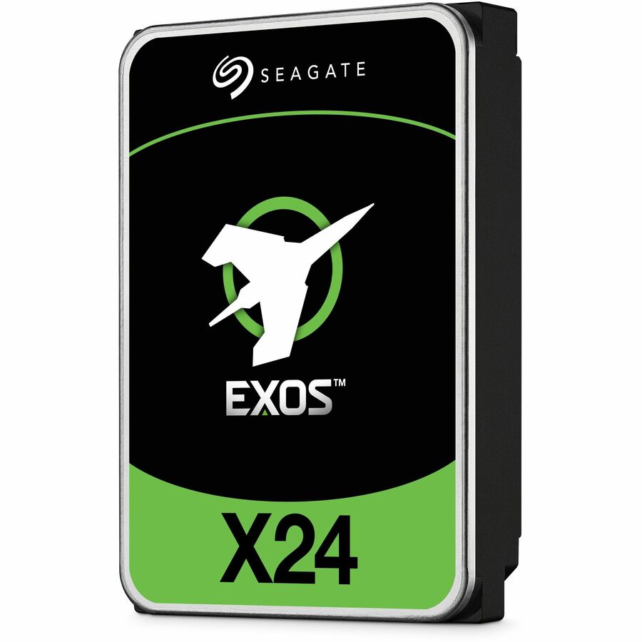 Seagate Exos X24 ST16000NM007H 16 TB Hard Drive - 3.5" Internal - SAS (12Gb/s SAS) - Conventional Magnetic Recording (CMR) Method ST16000NM007H