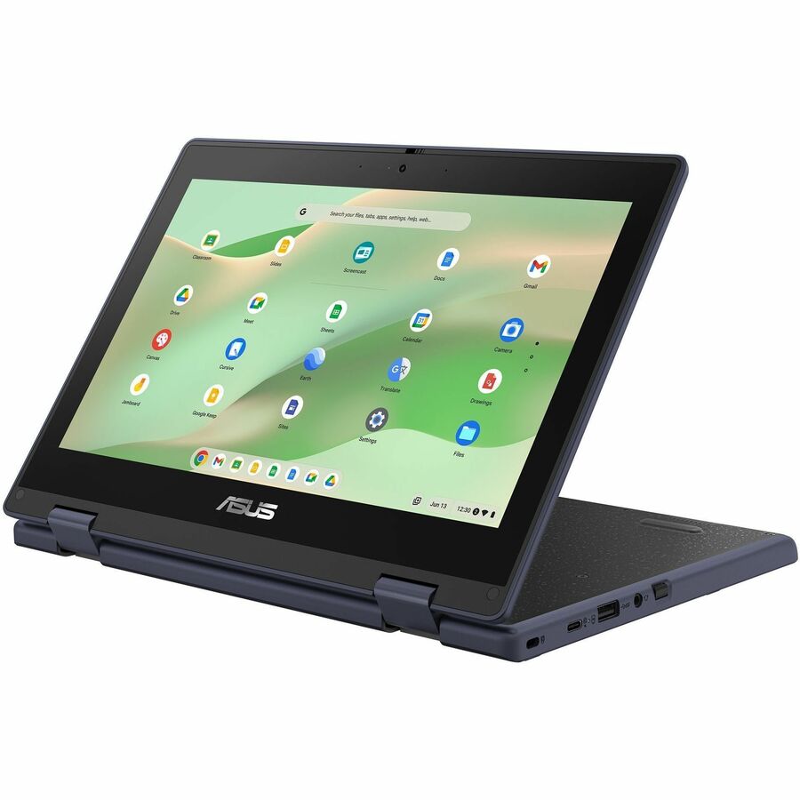 Asus Chromebook Flip CR11 CR1102FGA-CN1432T-CA 11.6" Touchscreen Rugged Convertible 2 in 1 Chromebook - HD - Intel N100 - 4 GB - 32 GB Flash Memory - Mineral Gray CR1102FGA-CN1432T-CA