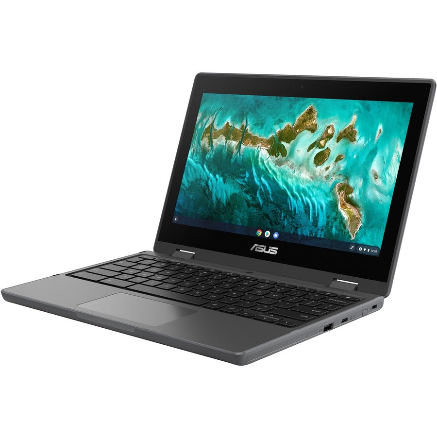 Asus Chromebook Flip CR11 CR1102FGA-CN1432T-CB 11.6" Touchscreen Convertible 2 in 1 Chromebook - HD - Intel N-Series N100 - 4 GB - 32 GB Flash Memory - Mineral Gray CR1102FGA-CN1432T-CB