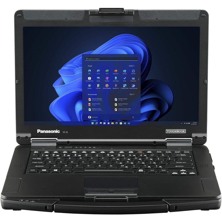 Panasonic TOUGHBOOK FZ-55 FZ55GA601BM 14" Semi-rugged Notebook - Intel Core i7 13th Gen i7-1370P - vPro Technology - 16 GB - 512 GB SSD FZ55GA601BM