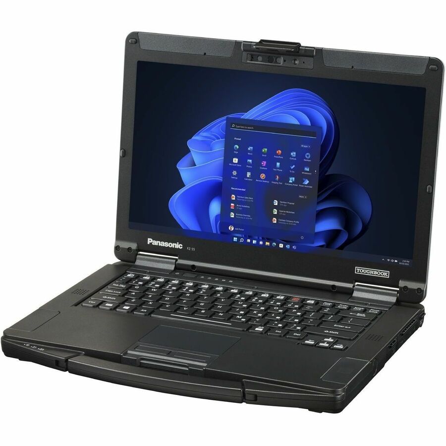 Panasonic TOUGHBOOK FZ-55 FZ55GA601BM 14" Semi-rugged Notebook - Intel Core i7 13th Gen i7-1370P - vPro Technology - 16 GB - 512 GB SSD FZ55GA601BM