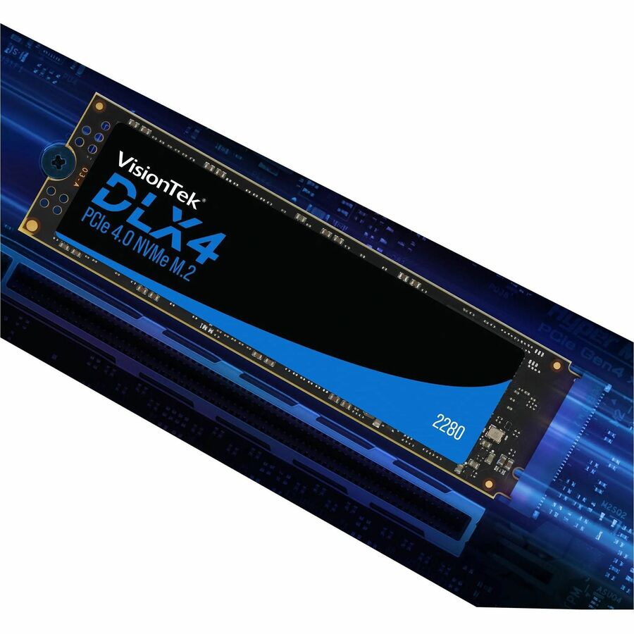 VisionTek DLX4 512 GB Solid State Drive - M.2 2280 Internal - PCI Express NVMe (PCI Express NVMe 4.0 x4) 901705