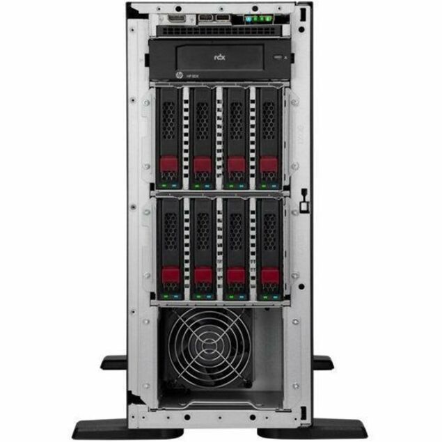 HPE ProLiant ML110 G11 4.5U Tower Server - 1 x Intel Xeon Silver 4410Y 2 GHz - 32 GB RAM - 960 GB SSD - (2 x 480GB) SSD Configuration - Serial ATA, Serial Attached SCSI (SAS) Controller P69303-005