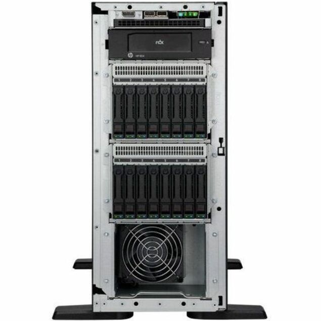 HPE ProLiant ML110 G11 4.5U Tower Server - 1 x Intel Xeon Silver 4410Y 2 GHz - 32 GB RAM - 960 GB SSD - (2 x 480GB) SSD Configuration - Serial ATA, Serial Attached SCSI (SAS) Controller P69303-005