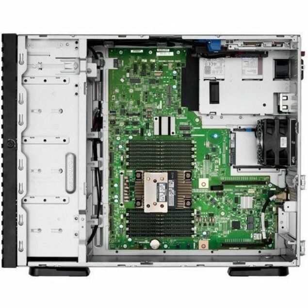 HPE ProLiant ML110 G11 4.5U Tower Server - 1 x Intel Xeon Silver 4410Y 2 GHz - 32 GB RAM - 960 GB SSD - (2 x 480GB) SSD Configuration - Serial ATA, Serial Attached SCSI (SAS) Controller P69303-005