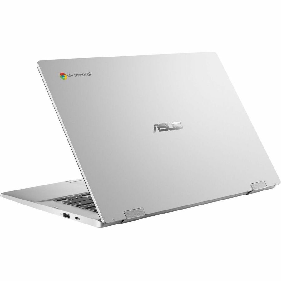 Asus Chromebook CX1 CX1400 CX1400CKA-DS01-CB 14" Chromebook - Intel Celeron N4500 - 4 GB - 64 GB Flash Memory - Transparent Silver CX1400CKA-DS01-CB