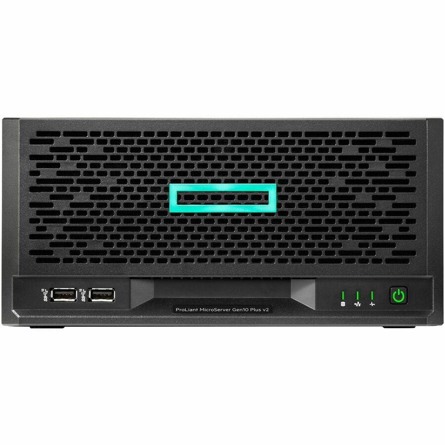 HPE ProLiant MicroServer Gen10 Plus v2 Ultra Micro Tower Server - 1 x Intel Xeon E-2314 2.80 GHz - 16 GB RAM - Serial ATA/600 Controller P69101-005