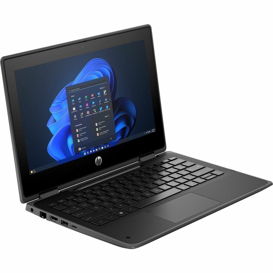 HP Pro x360 Fortis G11 11.6" Touchscreen Rugged Convertible 2 in 1 Notebook - HD - Intel N-Series N100 - vPro Technology - 4 GB - 128 GB SSD - Jack Black 9E923UT#ABA