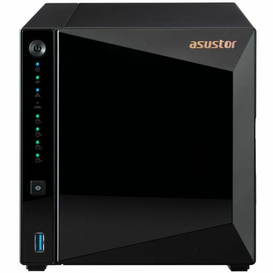 Asustor Drivestor 4 Pro Gen2 AS3304T v2, 4 Bay NAS, 1.7GHz Quad-Core, 2.5GbE Port, 2GB RAM DDR4, Small Home Media Server, Network Attached Storage(Diskless) AS3304T V2