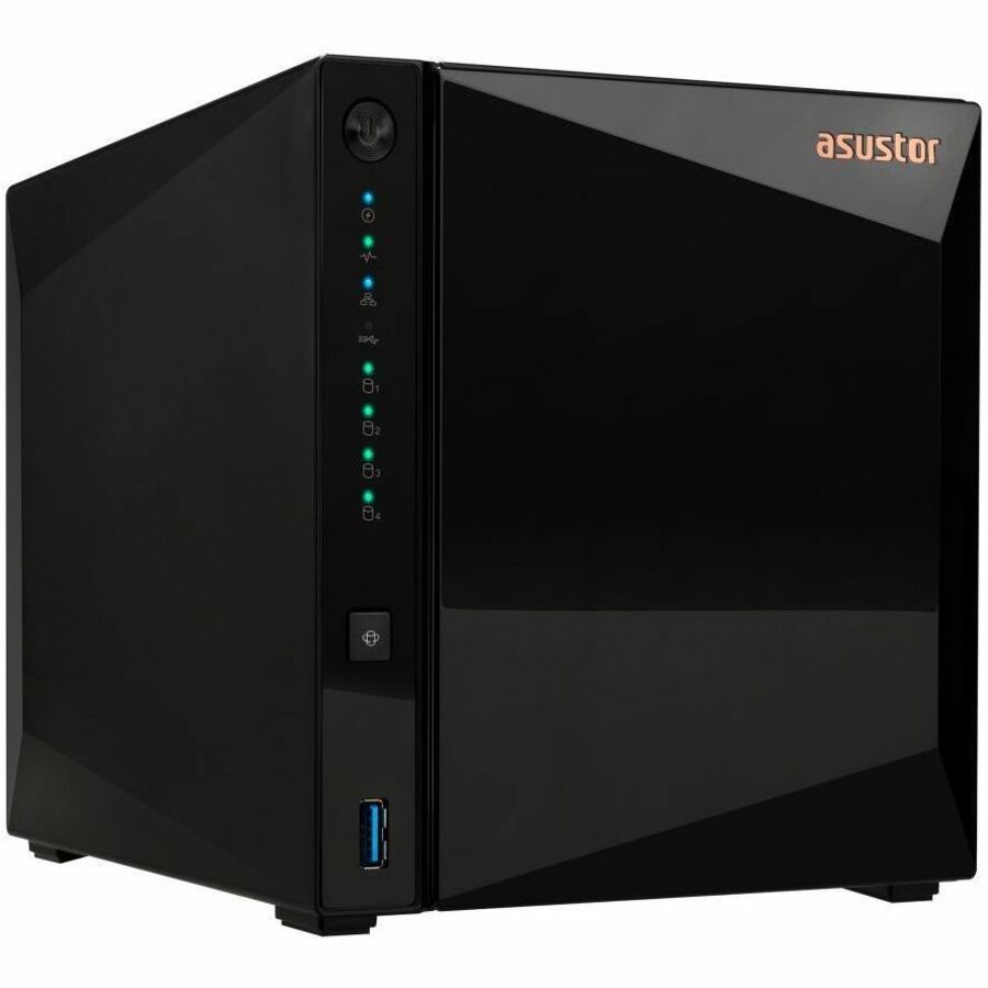 Asustor Drivestor 4 Pro Gen2 AS3304T v2, 4 Bay NAS, 1.7GHz Quad-Core, 2.5GbE Port, 2GB RAM DDR4, Small Home Media Server, Network Attached Storage(Diskless) AS3304T V2