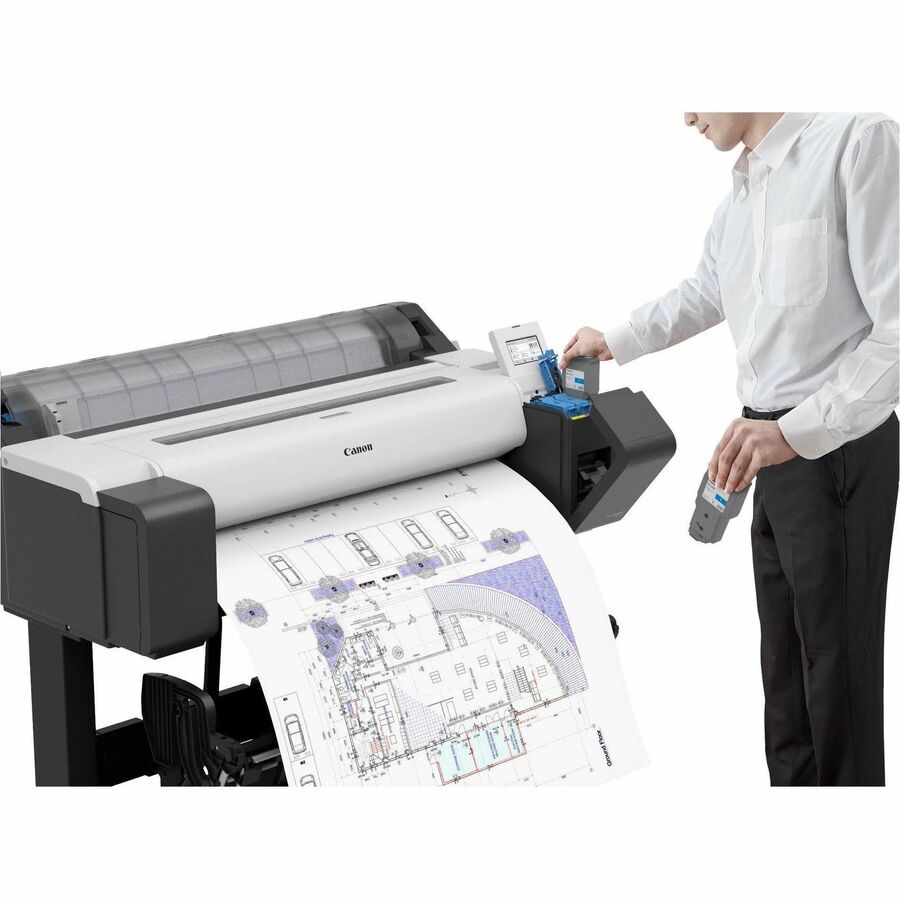 Canon imagePROGRAF TM-355 MFP Z36 Inkjet Large Format Printer - Includes Scanner, Printer - 36" Print Width - Color 6244C012AA