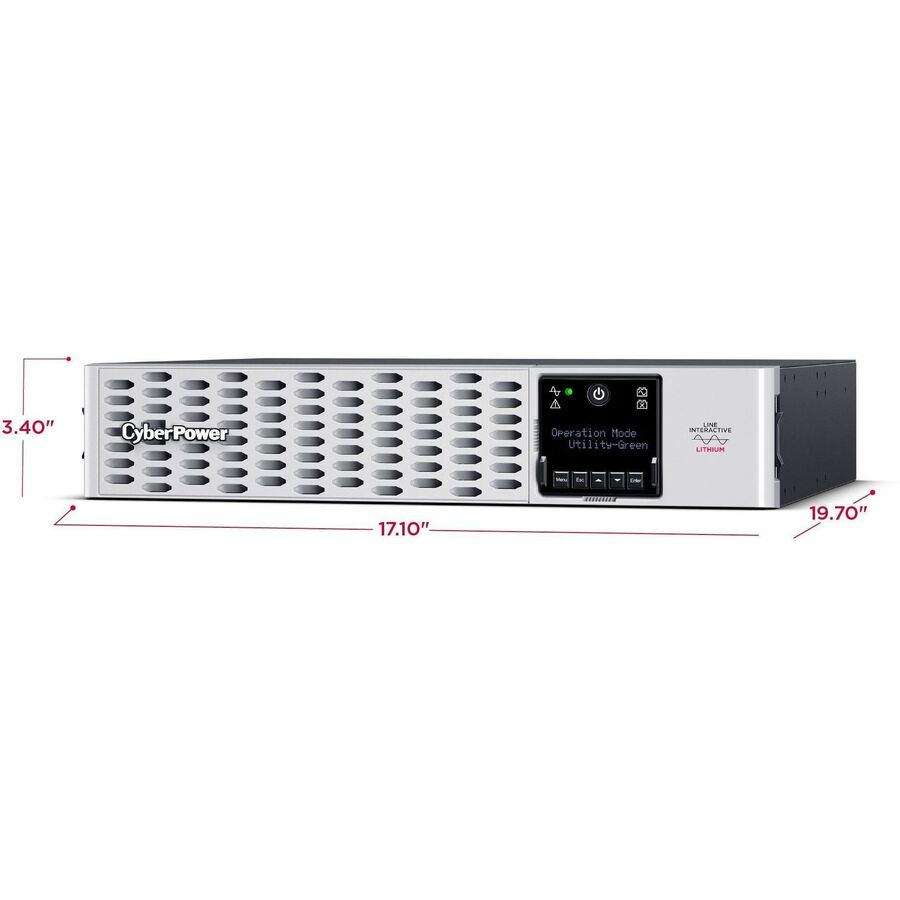 CyberPower Smart App Sinewave PRL3000RT2UC 3000VA Tower/rack convertible UPS PRL3000RT2UC