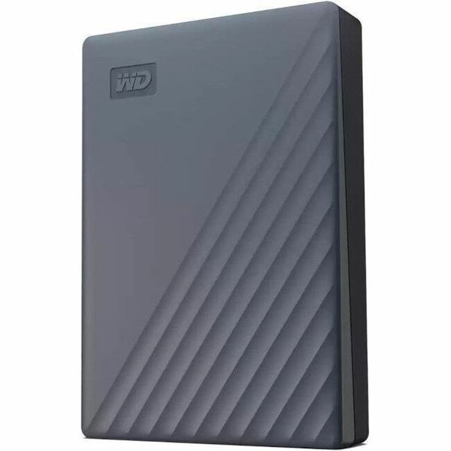 WD My Passport WDBRMD0040BGY-WESN 4 TB Portable Hard Drive - External - Silicon Gray WDBRMD0040BGY-WESN