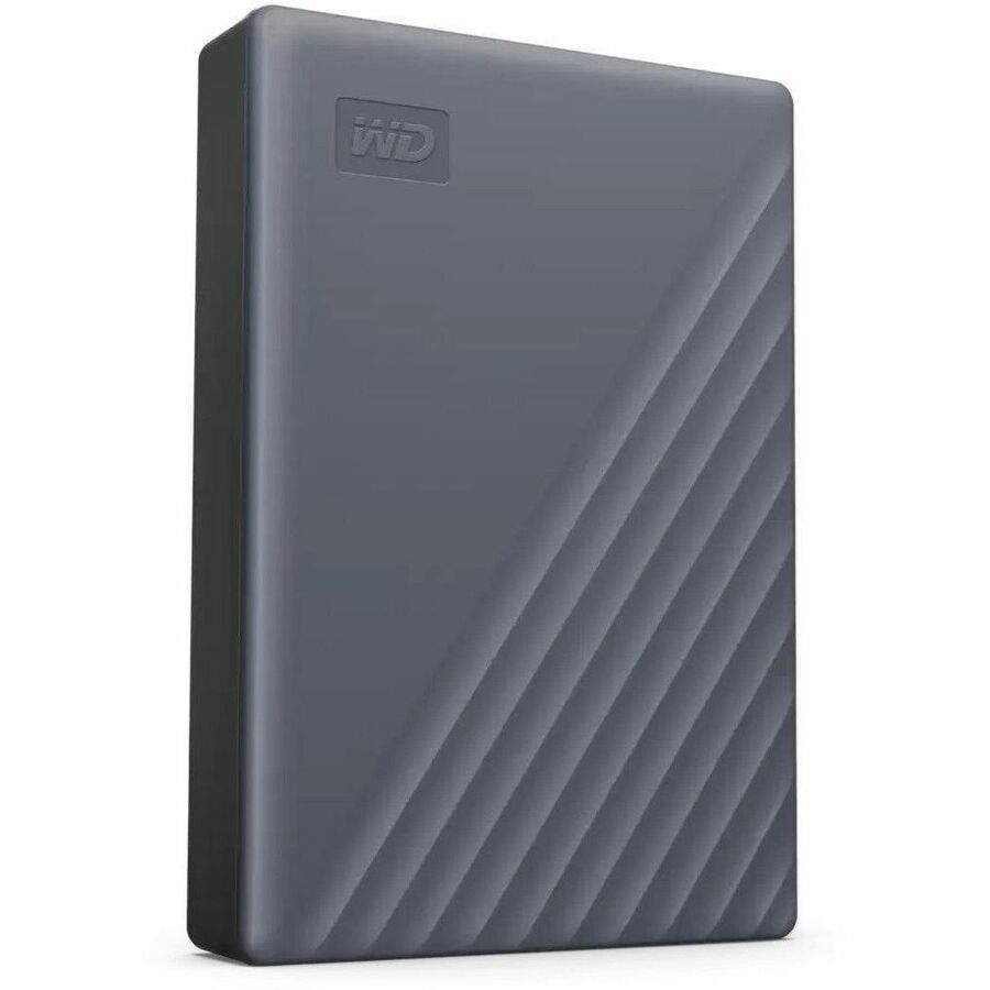 WD My Passport WDBRMD0040BGY-WESN 4 TB Portable Hard Drive - External - Silicon Gray WDBRMD0040BGY-WESN