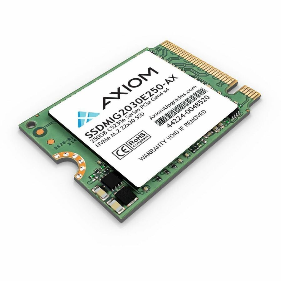 Axiom C5230e 250 GB Solid State Drive - M.2 2230 Internal - PCI Express NVMe (PCI Express NVMe 4.0 x4) - TAA Compliant SSDMIG2030E250-AX