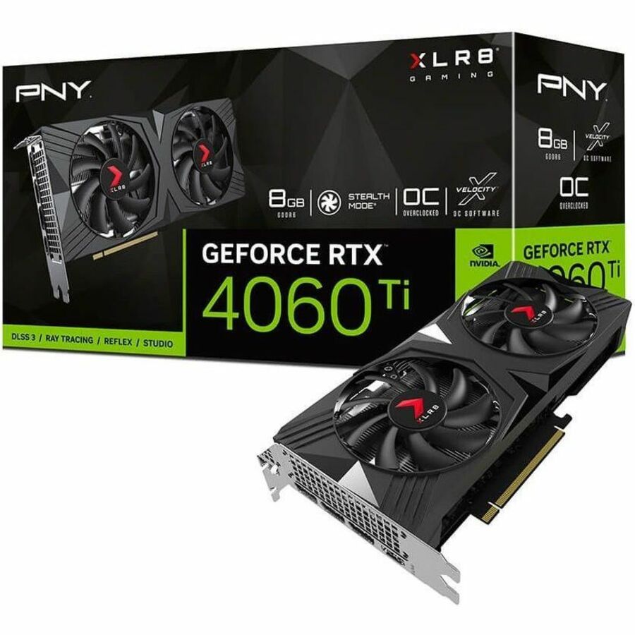 PNY NVIDIA GeForce RTX 4060 Ti Graphic Card - 8 GB GDDR6 VCG4060T8DFXPB1-O