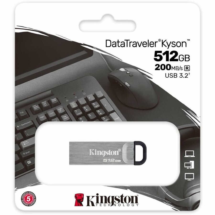 Kingston DataTraveler Kyson 512GB USB 3.2 (Gen 1) Type A Flash Drive DTKN/512GB