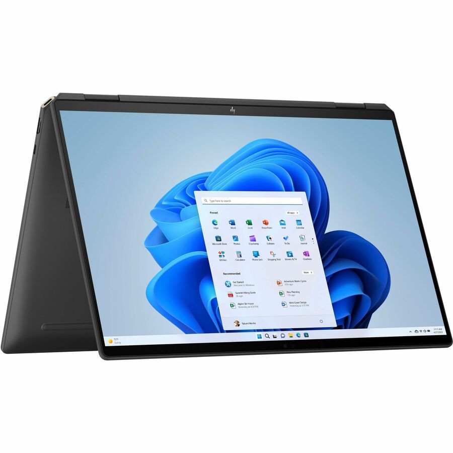 HP Spectre x360 16-aa0000 16-aa0010ca 16" Touchscreen Convertible 2 in 1 Notebook - 2.8K - Intel Core Ultra 7 155H - Intel Evo Platform - 32 GB - 2 TB SSD - Nightfall Black Aluminum 963A0UA#ABL