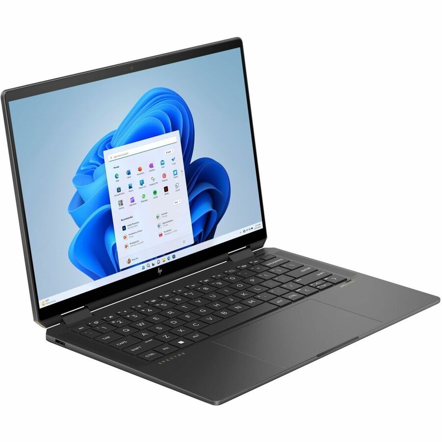 HP Spectre x360 14-eu0000 14-eu0040ca 14" Touchscreen Convertible 2 in 1 Notebook - 2.8K - Intel Core Ultra 7 155H - Intel Evo Platform - 16 GB - 1 TB SSD - Nightfall Black Aluminum 9B0L3UA#ABL