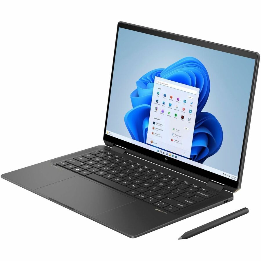 HP Spectre x360 14-eu0000 14-eu0040ca 14" Touchscreen Convertible 2 in 1 Notebook - 2.8K - Intel Core Ultra 7 155H - Intel Evo Platform - 16 GB - 1 TB SSD - Nightfall Black Aluminum 9B0L3UA#ABL