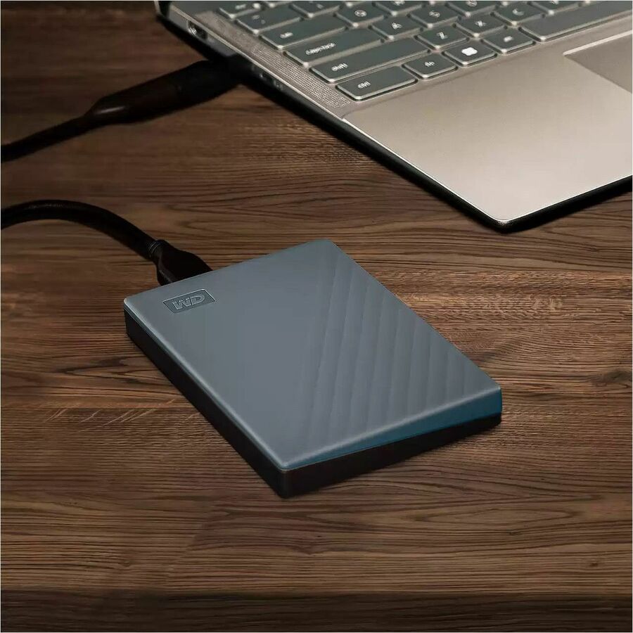 WD My Passport WDBRMD0050BGY-WESN 5 TB Portable Hard Drive - External - Silicon Gray WDBRMD0050BGY-WESN